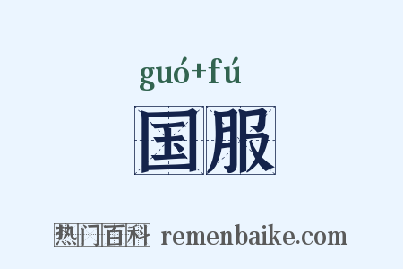 国服是什么意思的图片